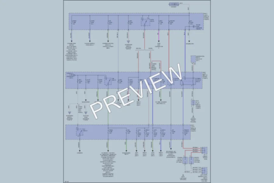 2000 Toyota Tacoma Power Distribution wiring diagram preview