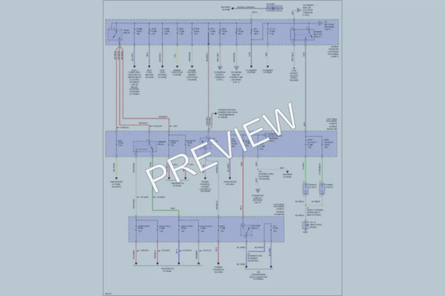 2000 Toyota Tundra Power Distribution wiring diagram preview