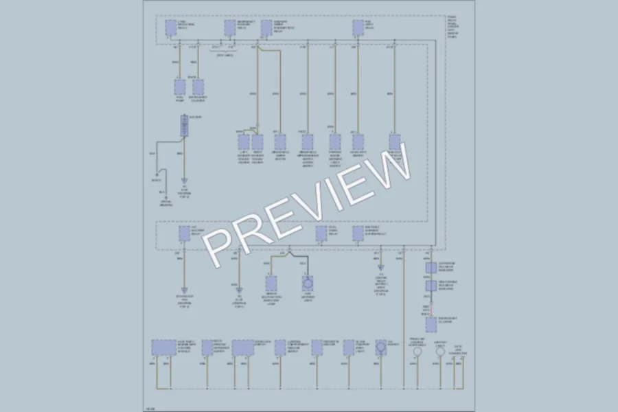 2000 Volkswagen Cabrio Ground Distribution wiring diagram preview