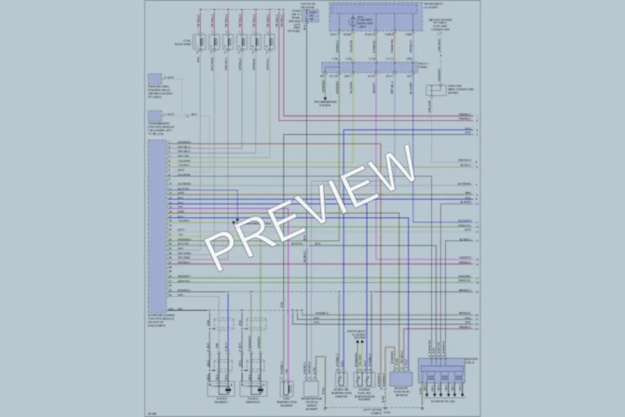 2000 Volkswagen EuroVan Engine Performance wiring diagram preview