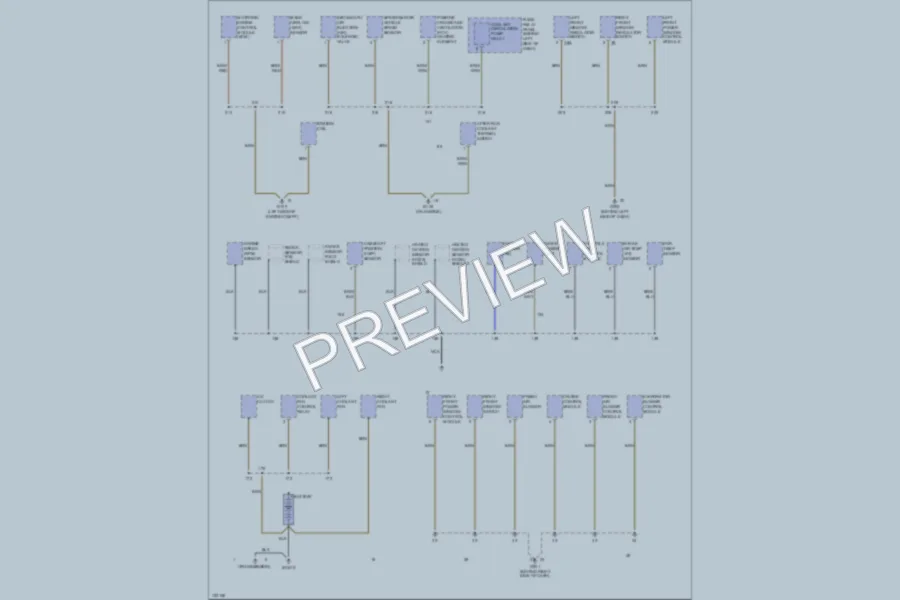 2000 Volkswagen EuroVan Ground Distribution wiring diagram preview