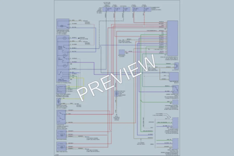 2000 Volkswagen Golf Air Conditioning wiring diagram preview