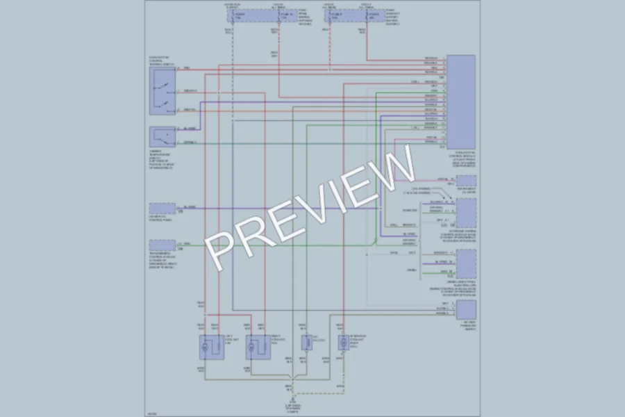 2000 Volkswagen Golf Cooling Fan wiring diagram preview