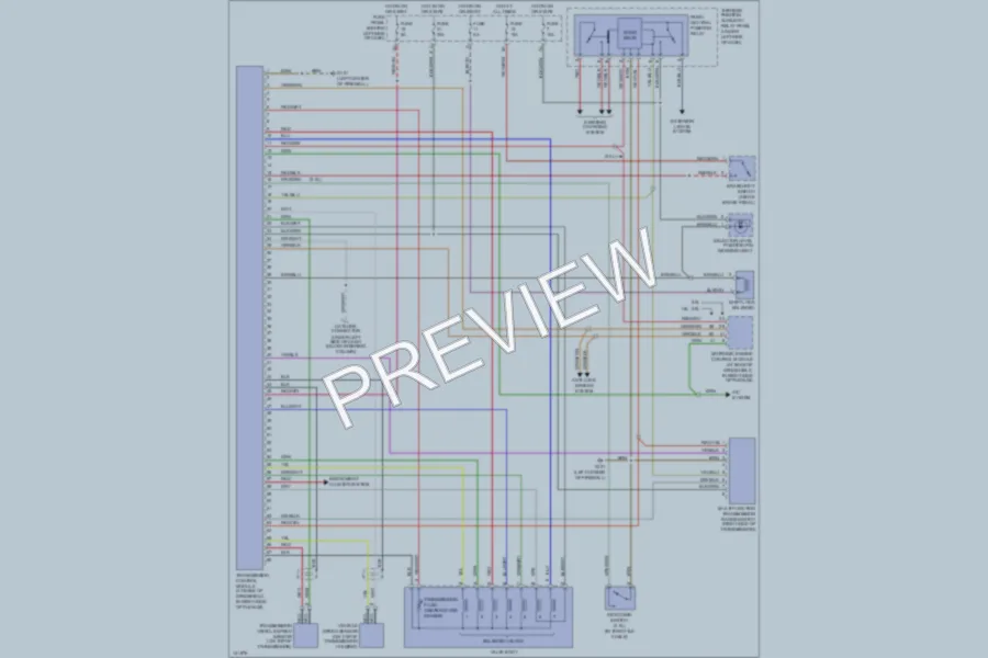 2000 Volkswagen Golf Transmission wiring diagram preview