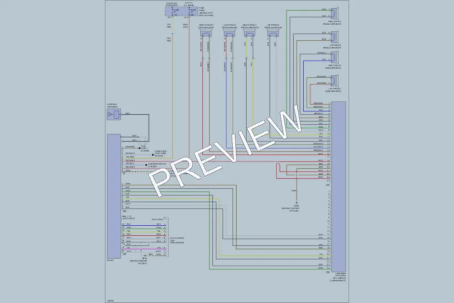 2000 Volkswagen Jetta Radio wiring diagram preview