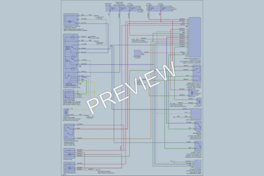 2000 Volkswagen NewBeetle Air Conditioning wiring diagram preview