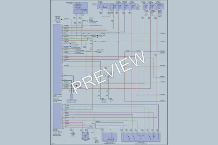 2000 Volkswagen NewBeetle Anti Theft wiring diagram preview