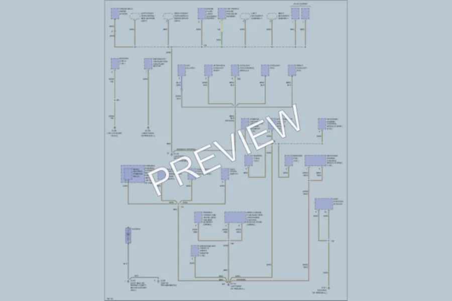 2000 Volkswagen NewBeetle Ground Distribution wiring diagram preview