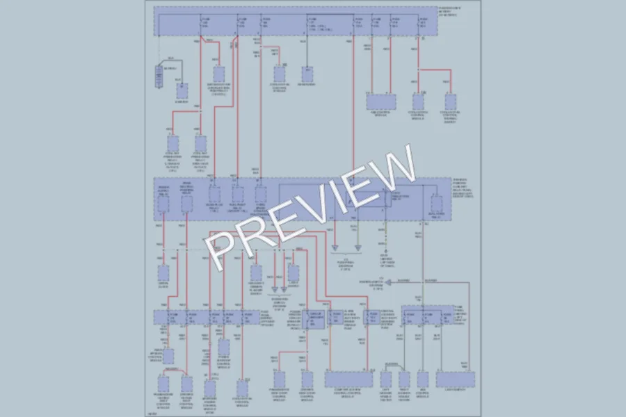 2000 Volkswagen NewBeetle Power Distribution wiring diagram preview