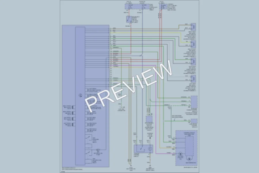 2000 Volkswagen Passat Anti Lock Brakes wiring diagram preview