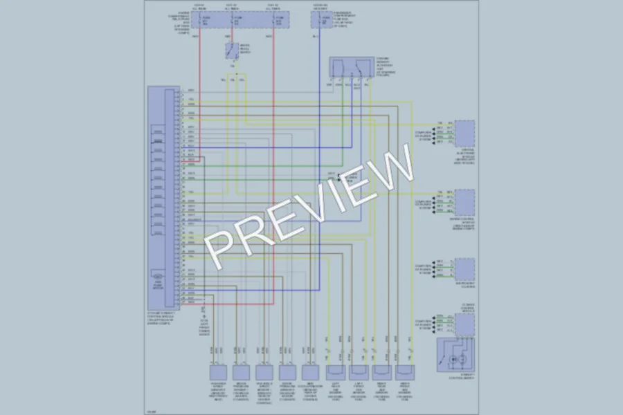 2000 Volvo S80 Anti Lock Brakes wiring diagram preview