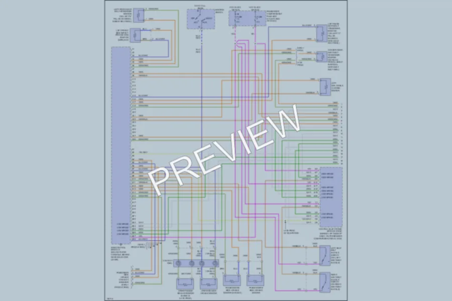 2000 Volvo S80 Supplemental Restraints wiring diagram preview