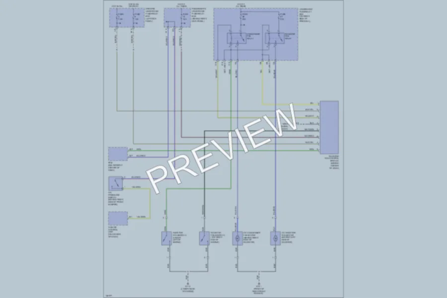 2001 Acura 32CL Cooling Fan wiring diagram preview