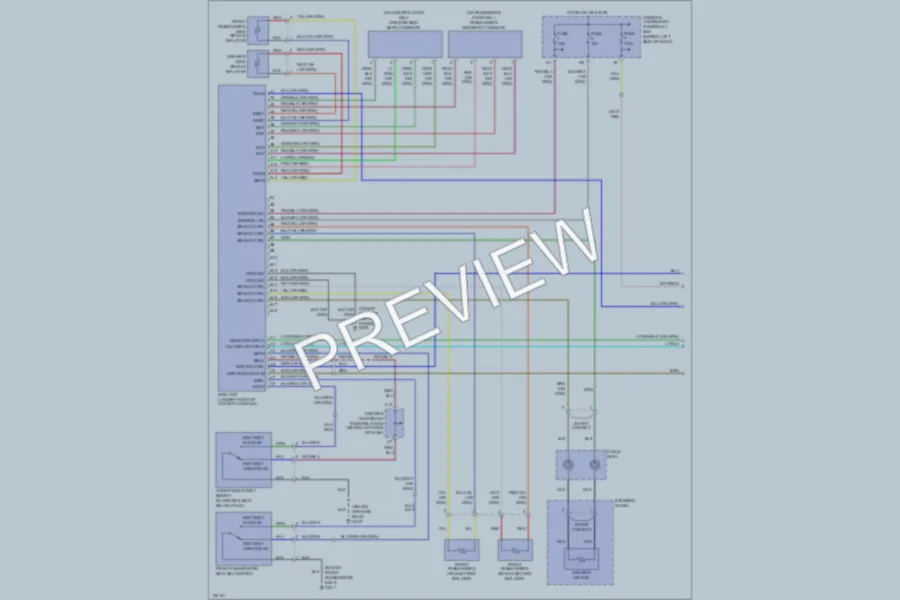 2001 Acura 32TL Supplemental Restraints wiring diagram preview