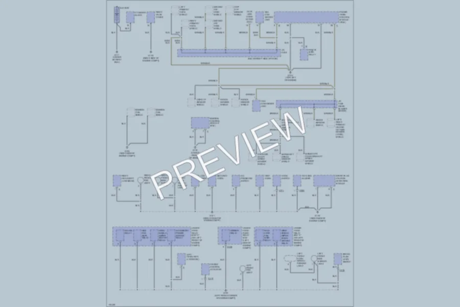 2001 Acura 35RL Ground Distribution wiring diagram preview