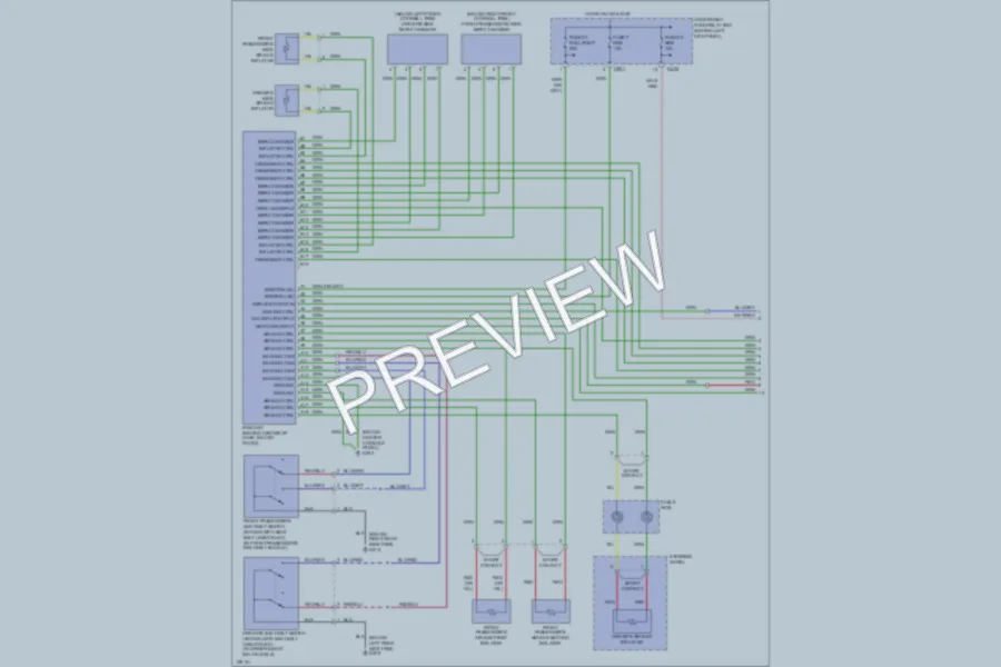 2001 Acura 35RL Supplemental Restraints wiring diagram preview