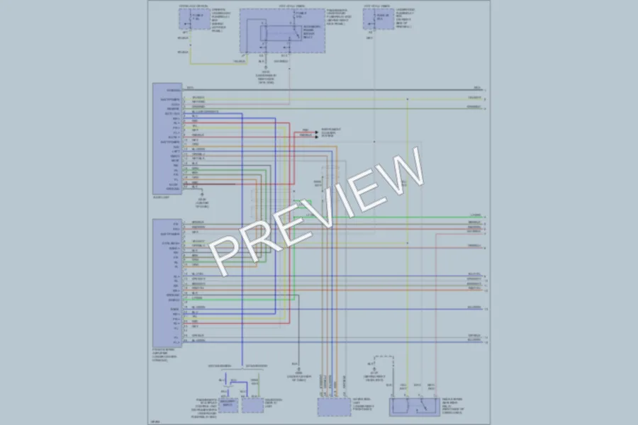 2001 Acura MDX Radio wiring diagram preview