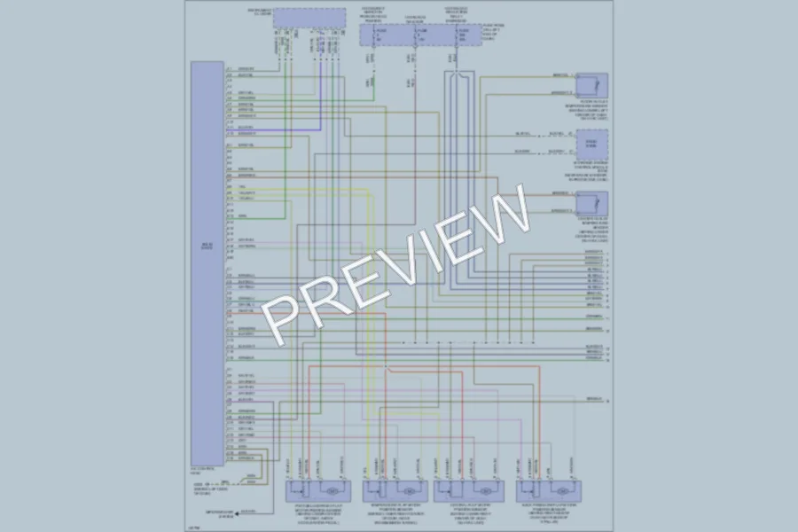 2001 Audi A4 Air Conditioning wiring diagram preview