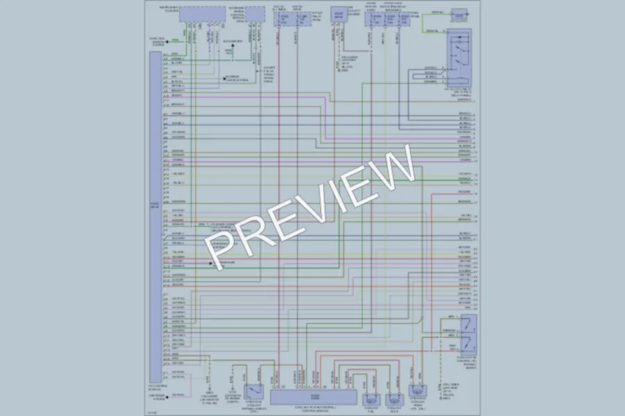 2001 Audi A6 Air Conditioning wiring diagram preview