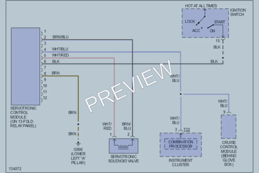 2001 Audi A6 Electronic Power Steering wiring diagram preview