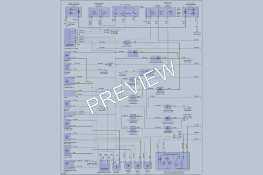 2001 Audi A8 Interior Lights wiring diagram preview