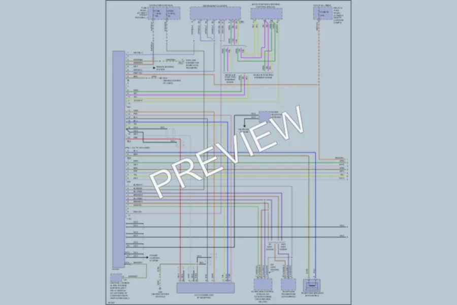 2001 Audi A8 Radio wiring diagram preview