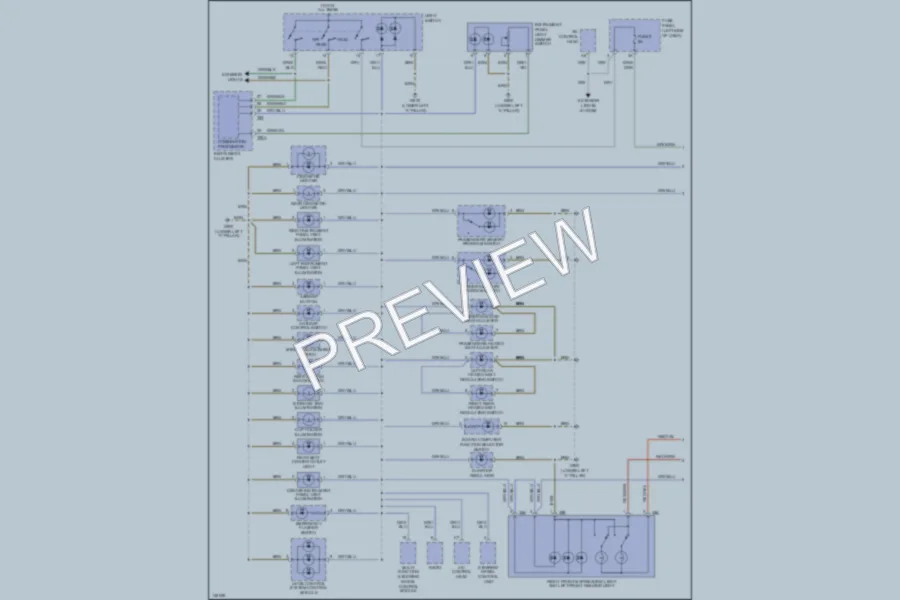 2001 Audi AllroadQuattro Interior Lights wiring diagram preview
