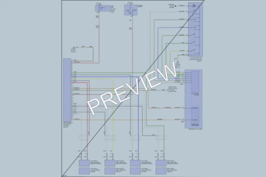 2001 Audi AllroadQuattro Warning Systems wiring diagram preview