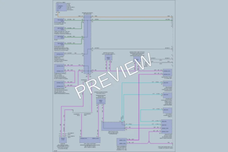 2001 Buick ParkAvenue Computer Data Lines wiring diagram preview