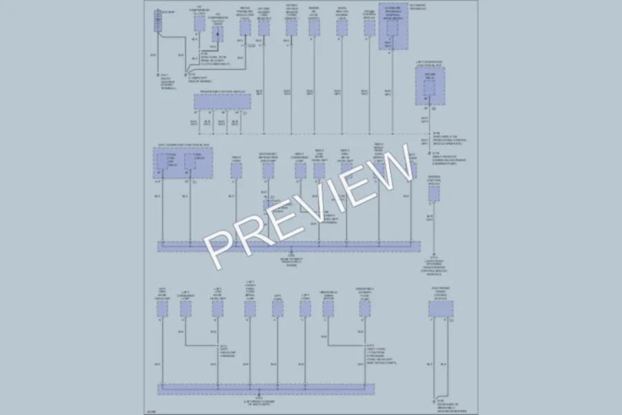 2001 Buick ParkAvenue Ground Distribution wiring diagram preview
