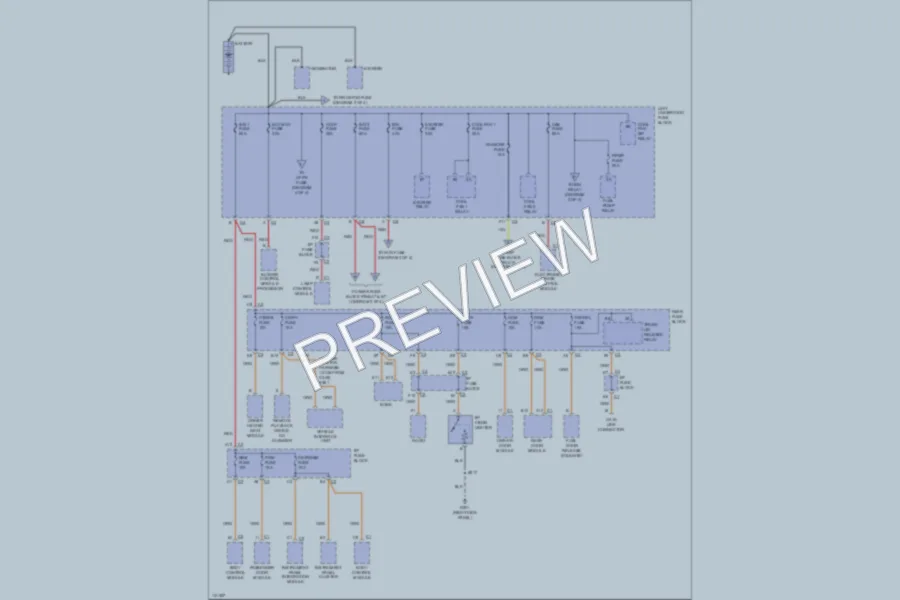 2001 Buick ParkAvenue Power Distribution wiring diagram preview