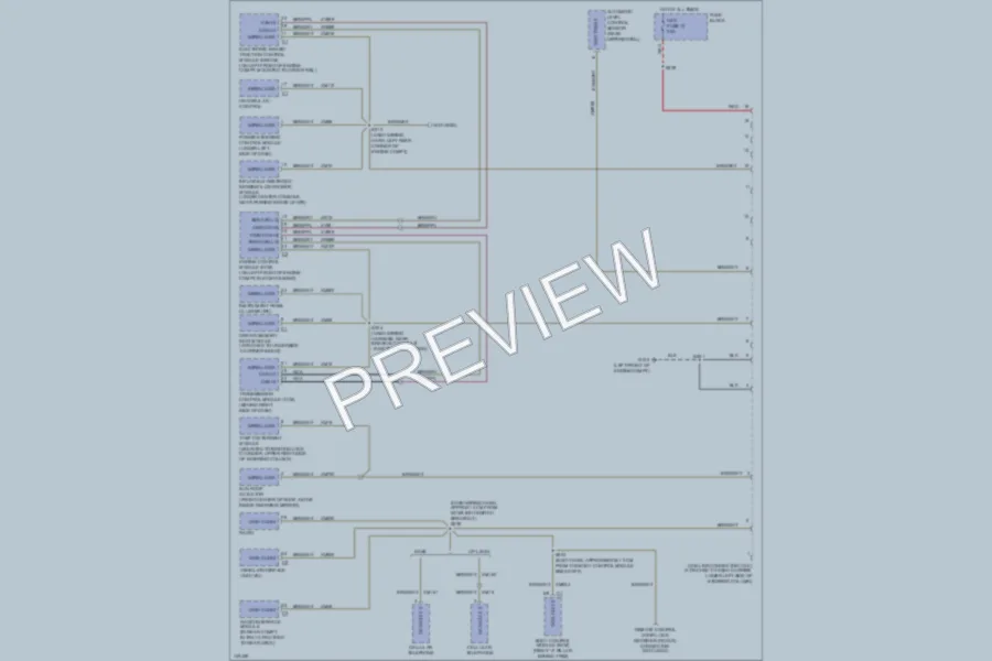 2001 Cadillac Catera Computer Data Lines wiring diagram preview
