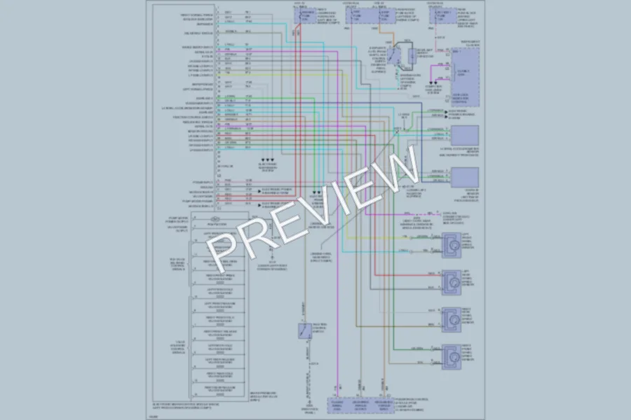 2001 Cadillac Eldorado Anti Lock Brakes wiring diagram preview