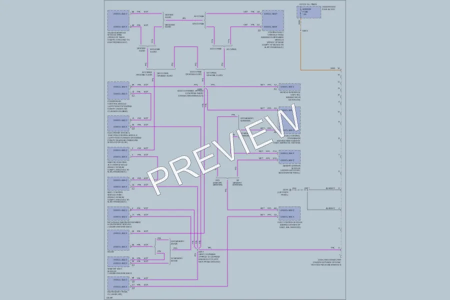 2001 Cadillac Eldorado Computer Data Lines wiring diagram preview