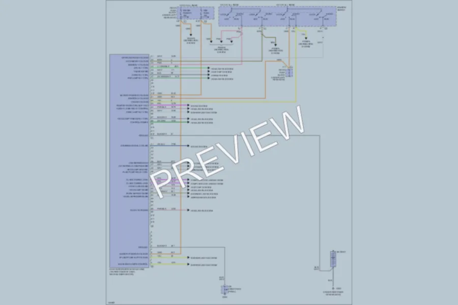 2001 Cadillac Seville Body Computer wiring diagram preview