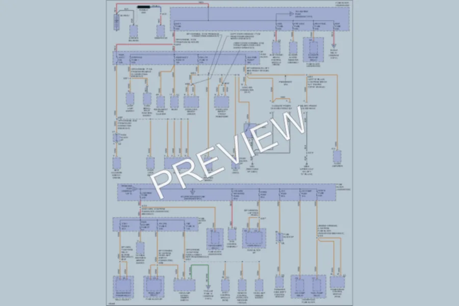 2001 Chevrolet Astro Power Distribution wiring diagram preview
