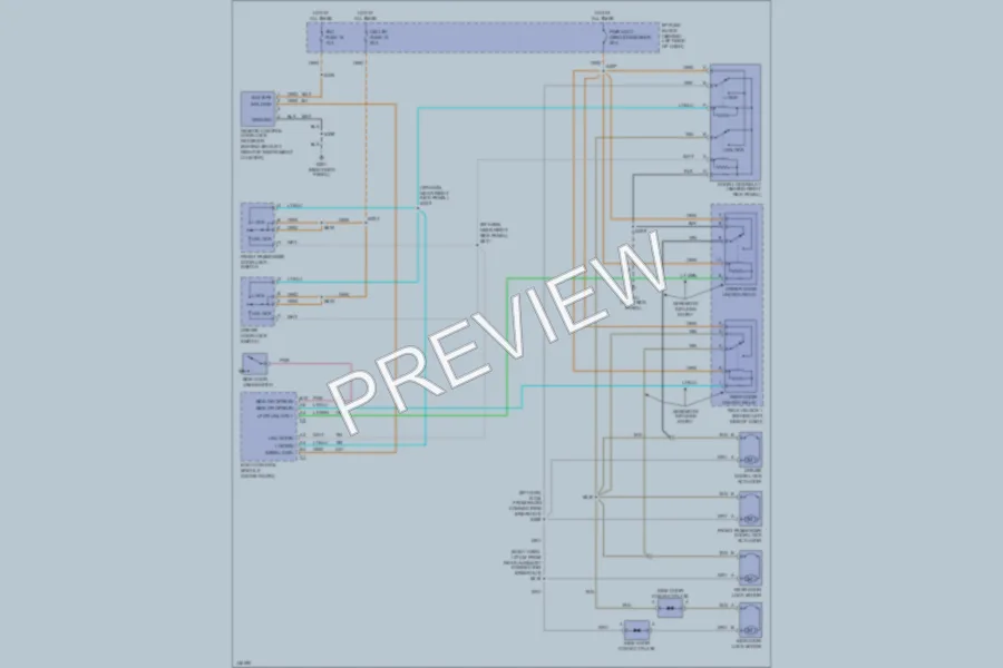 2001 Chevrolet Astro Power Door Locks wiring diagram preview