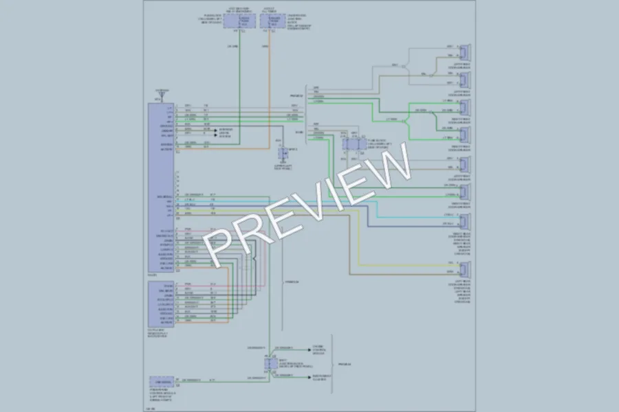 2001 Chevrolet 2500 Hd Radio wiring diagram preview
