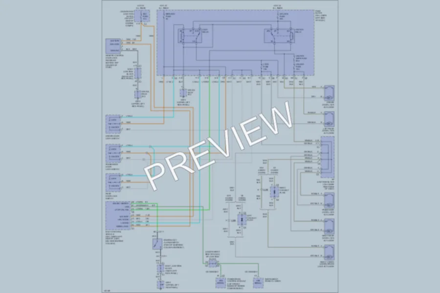 2001 Chevrolet C2500 Power Door Locks wiring diagram preview