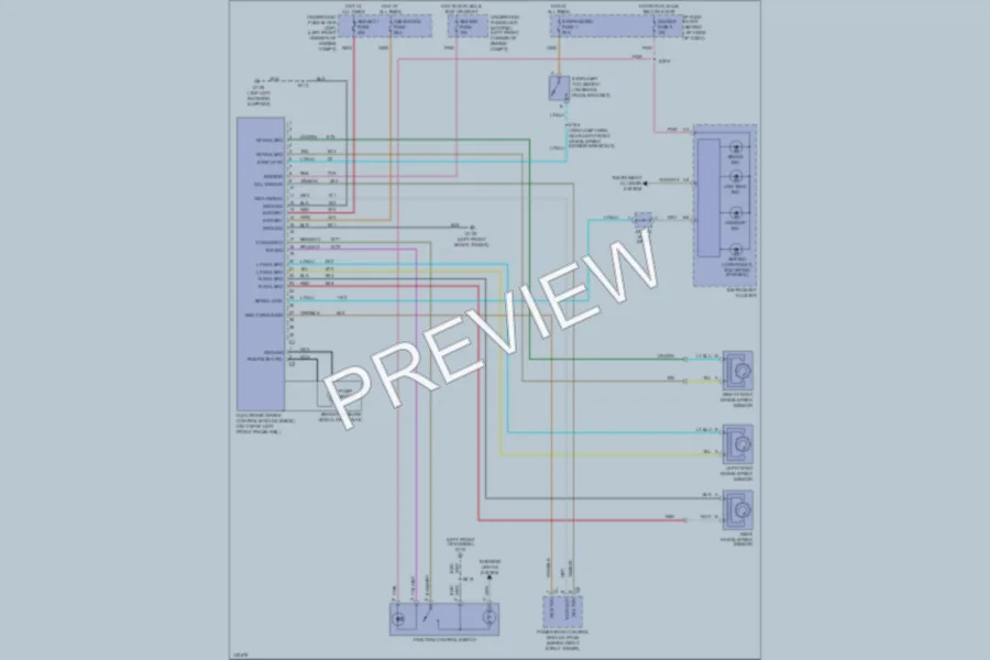 2001 Chevrolet Camaro Anti Lock Brakes wiring diagram preview
