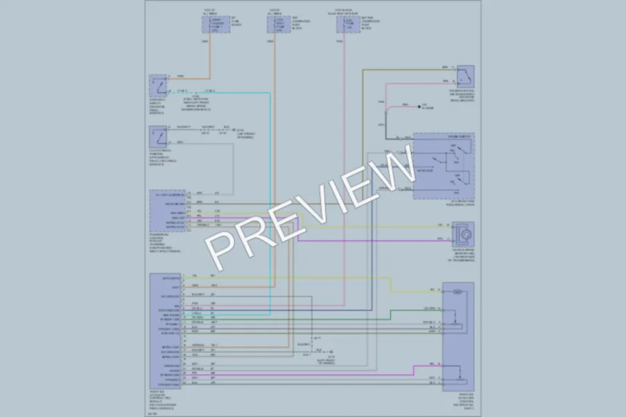 2001 Chevrolet Camaro Cruise Control wiring diagram preview