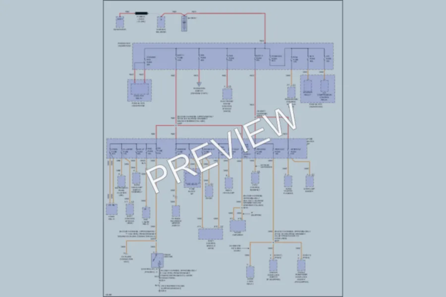2001 Chevrolet Cavalier Power Distribution wiring diagram preview