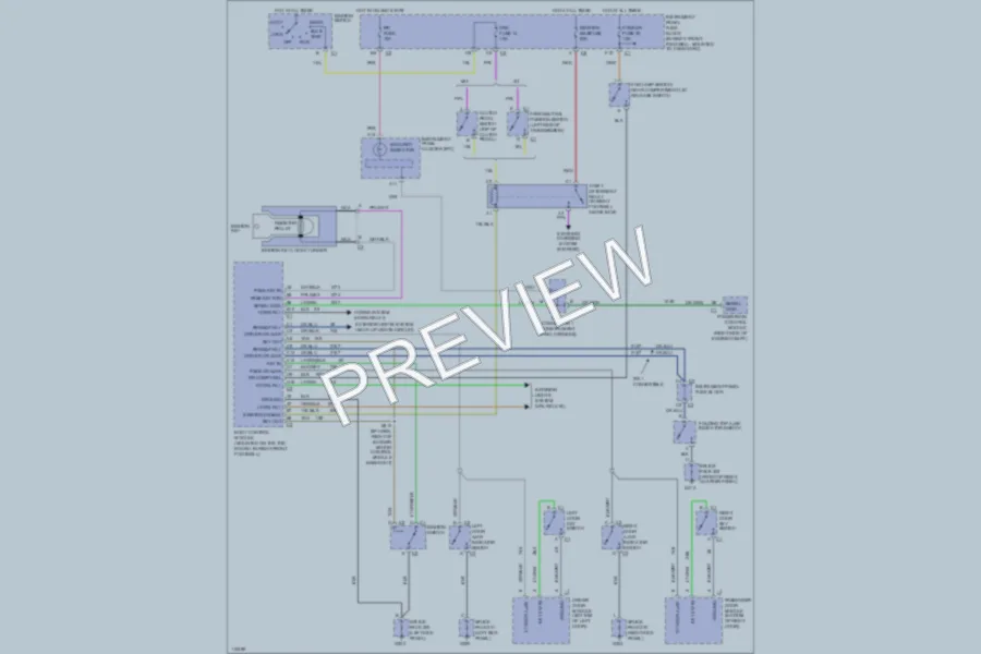 2001 Chevrolet Corvette Anti Theft wiring diagram preview