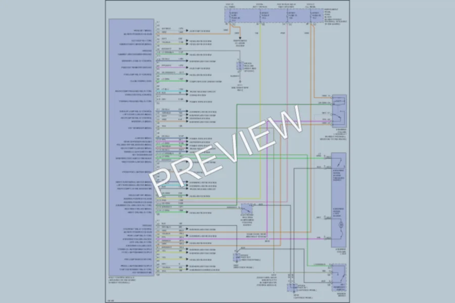 2001 Chevrolet Corvette Body Computer wiring diagram preview