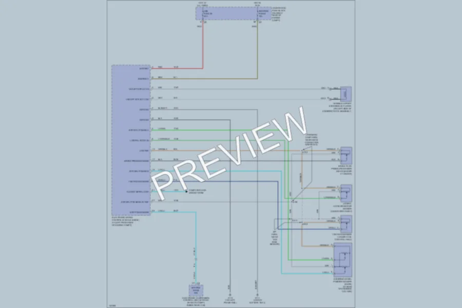 2001 Chevrolet Corvette Electronic Power Steering wiring diagram preview