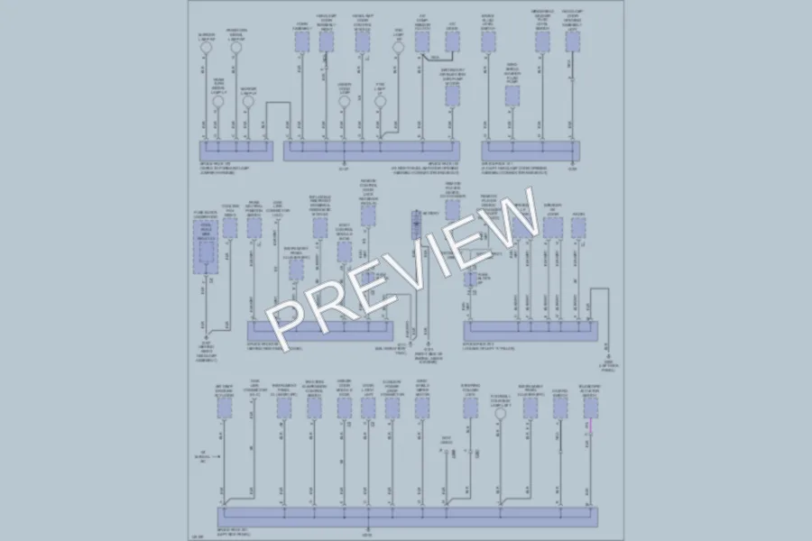 2001 Chevrolet Corvette Ground Distribution wiring diagram preview