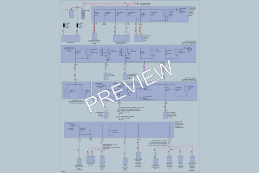2001 Chevrolet Corvette Power Distribution wiring diagram preview