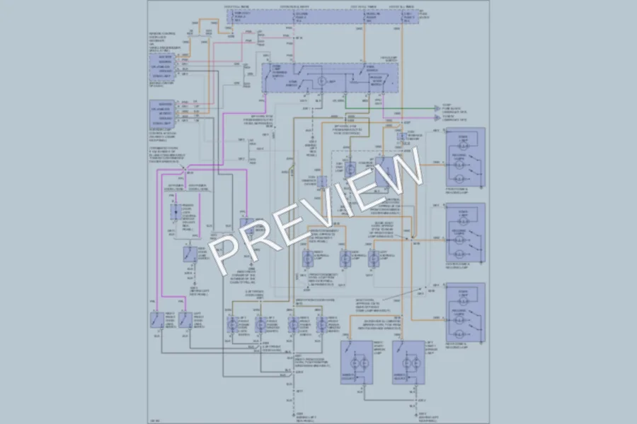 2001 Chevrolet G2500 Interior Lights wiring diagram preview