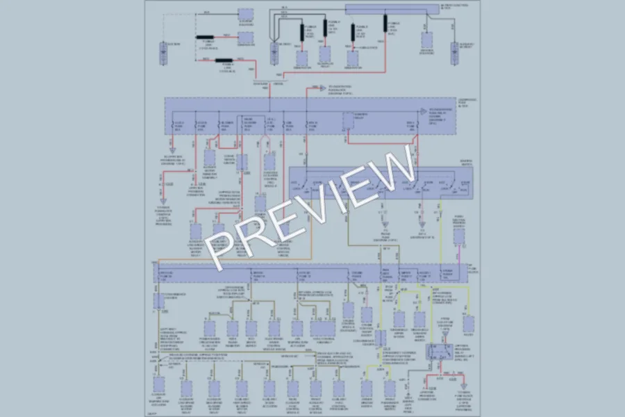 2001 Chevrolet G3500 Power Distribution wiring diagram preview