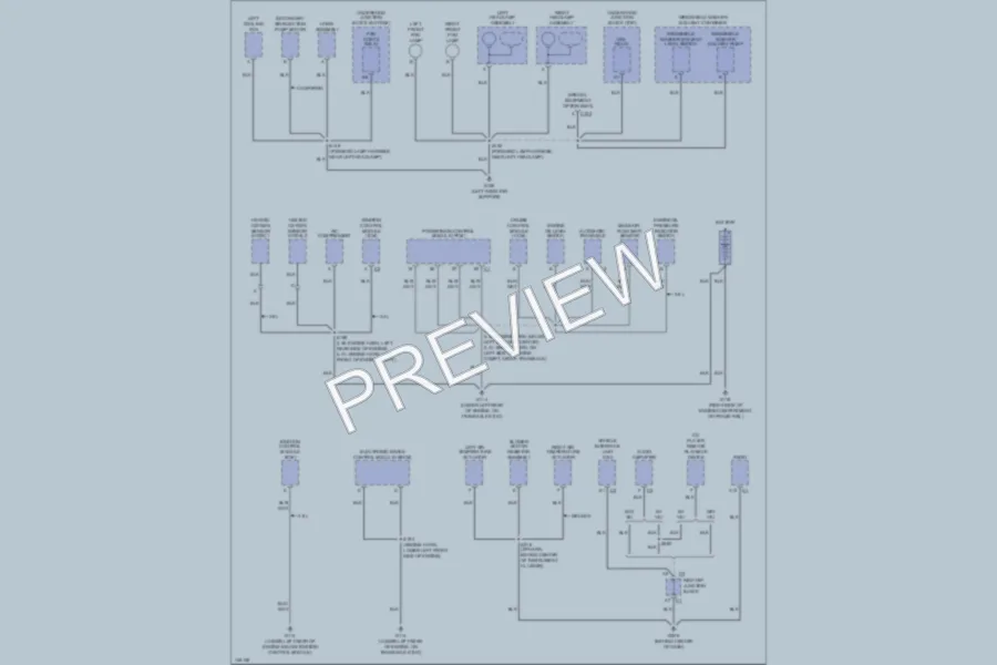 2001 Chevrolet Impala Ground Distribution wiring diagram preview